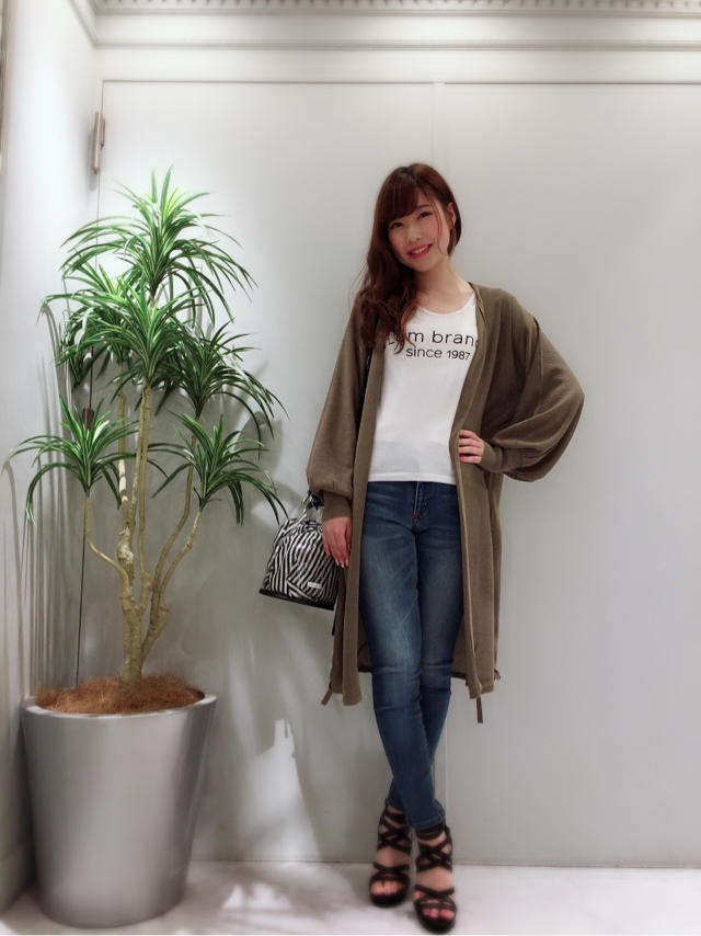カーディガン×TシャツSET♡