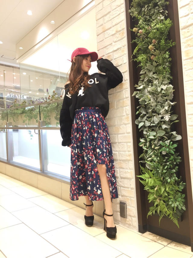 フラワープリーツスカート(*^◯^*)♡