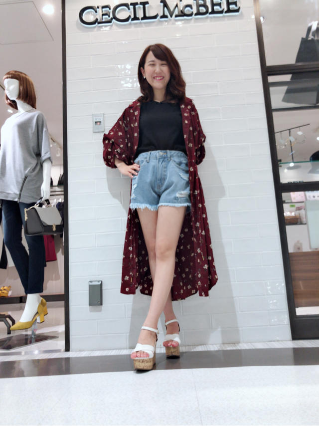 お花柄ガウン♡