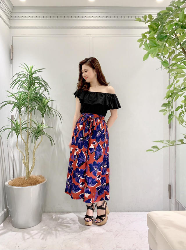 花柄ワイドパンツ♡