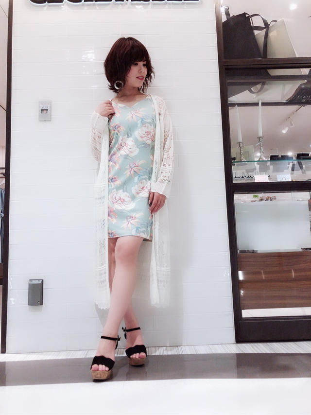花柄ワンピース（ゝ。∂）