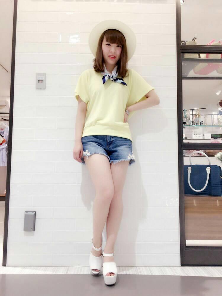 スカーフ付きカットソー♡