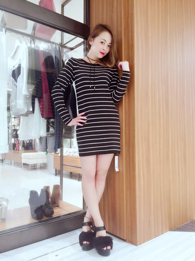 ボーダーワンピ☆