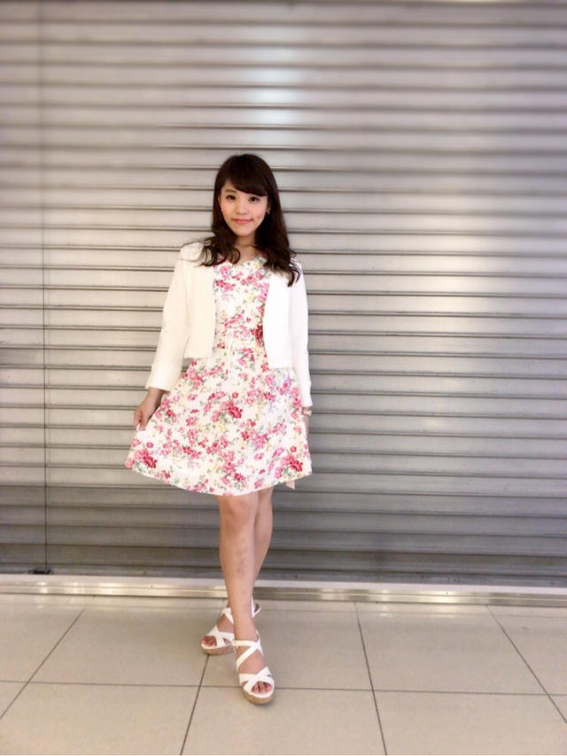 新作の花柄ワンピース♡私のドツボ\( ˆoˆ )/✏︎Yuuka