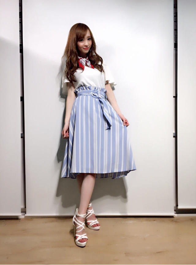 いよいよ解禁☆5月18日スタート♡立川店限定!!スカーフ付きトップス×サークルベルトスカート✏︎Kana