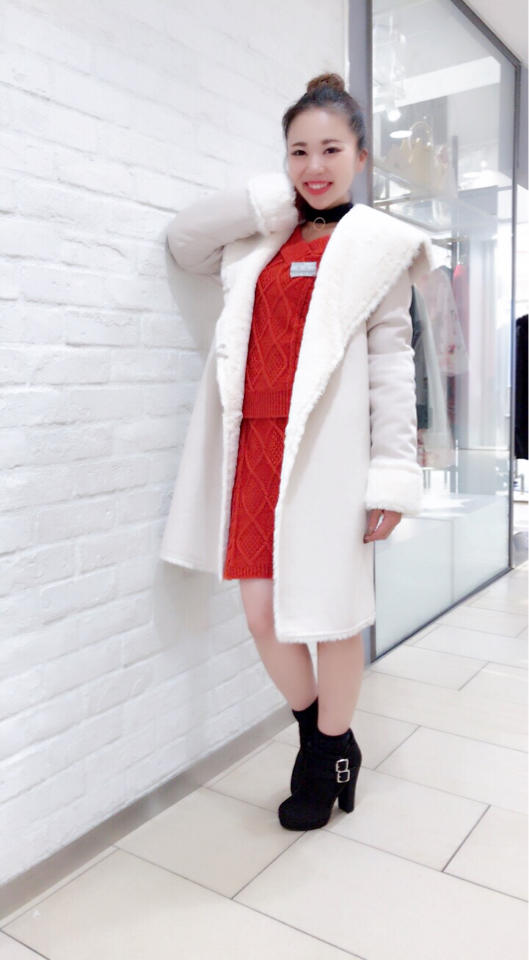 まるでクルクル毛布の中に♡ムートンコート！✏︎maki