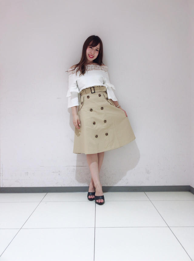 レース切り替えが大人っぽい♡新作トップス✏︎maiko