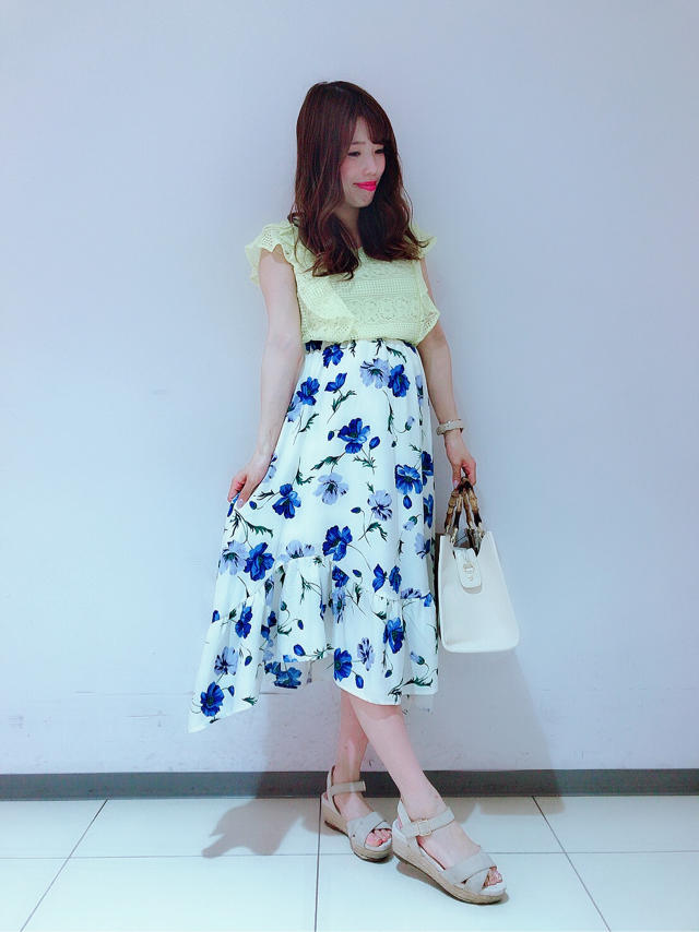 flower柄が主役♡カラーcode✏︎haruna