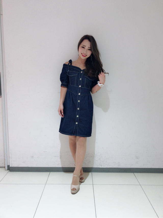 TGC★でも着用されていた、、大人気denimワンピース♡♡✏︎maki