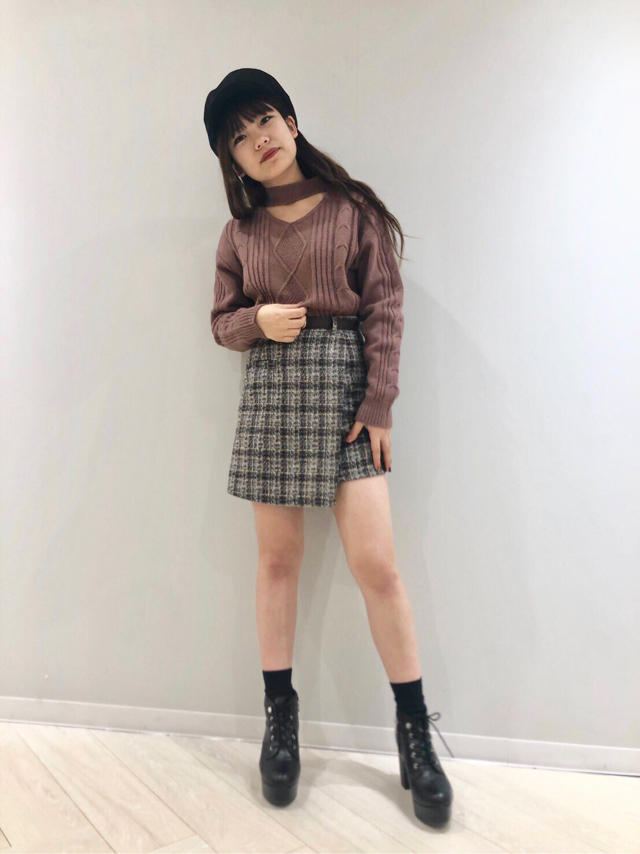チョーカー風ニットトップス♡private✏︎NANAMI