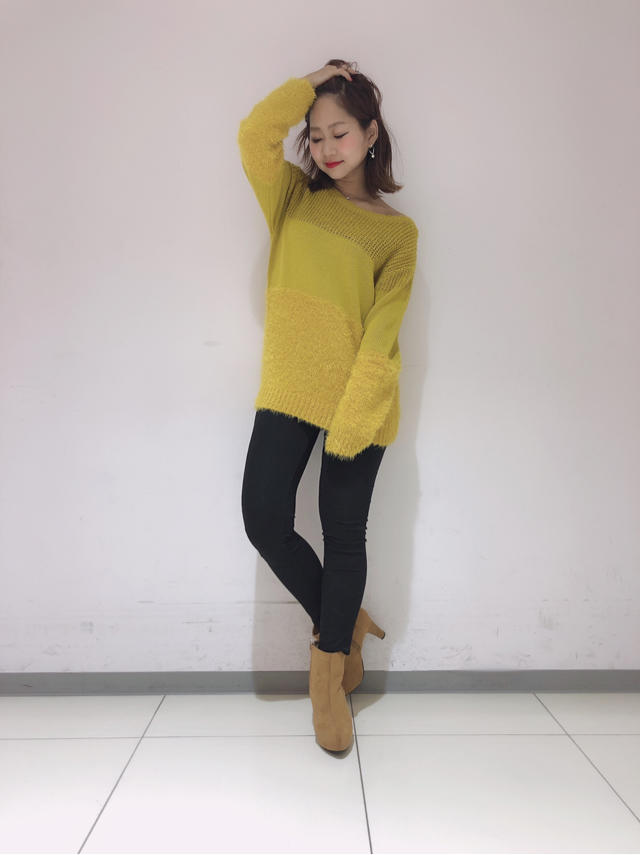 シンプルおしゃれなニット☆☆チーフとoffshot☆✏︎NANAMI