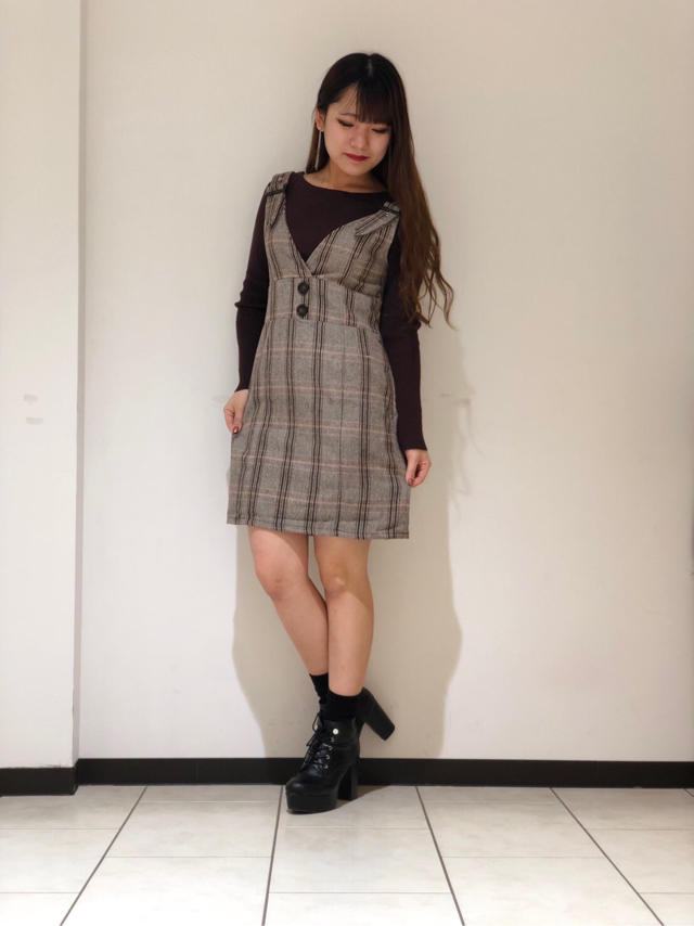 ❤️これ一枚で大人らしく、また可愛らしく！インナー付きジャンスカートが登場！❤️✏︎miyabi