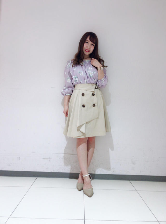 大人気スカートが再入荷しました♡新作トップスと春コーデ✏︎maiko