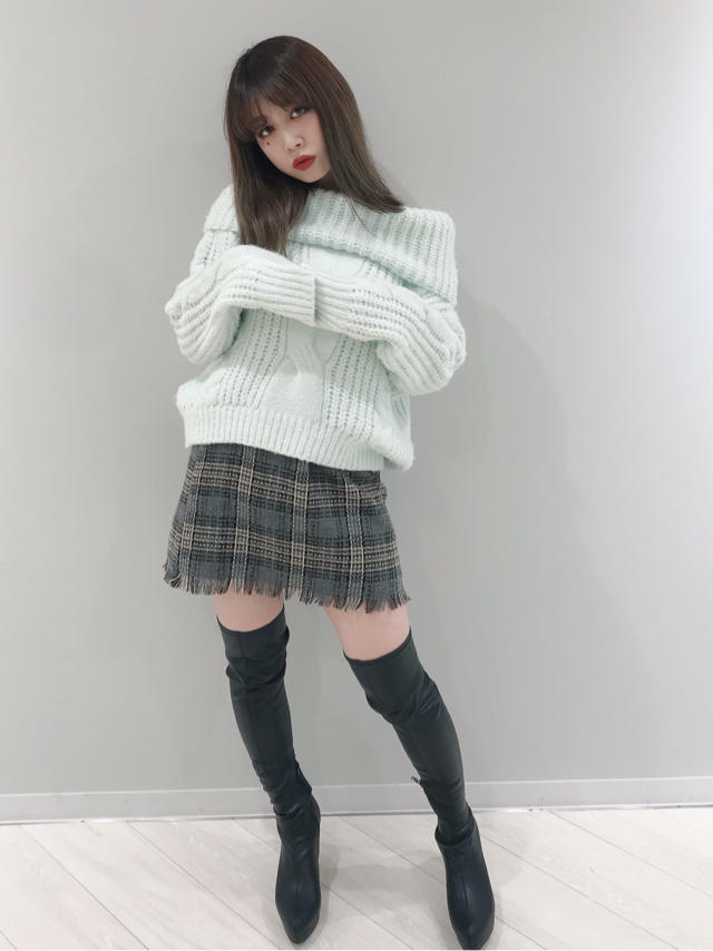 ❤️冬のmintカラーが可愛いっ♡to.momi