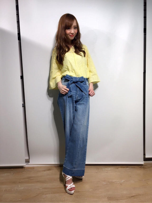 5/18 START♡立川店限定！ワイドパンツ×コットンブラウス♡✏︎Hikari