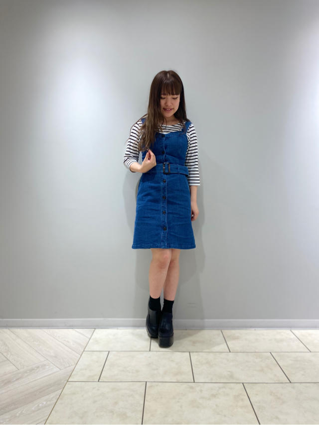 ボーダー×デニムワンピース登場！！明日からスペシャルフェア始まります❤️✏︎Miyabi