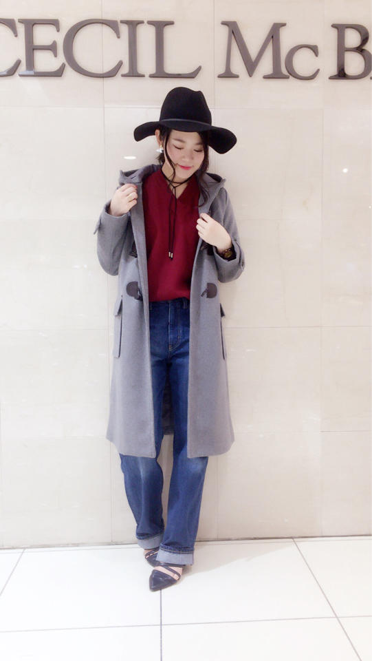 中綿ダッフルコート♡