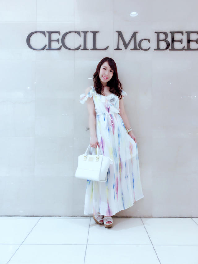 お待たせしました♡マルチカラーシフォンワンピース✏︎Maiko