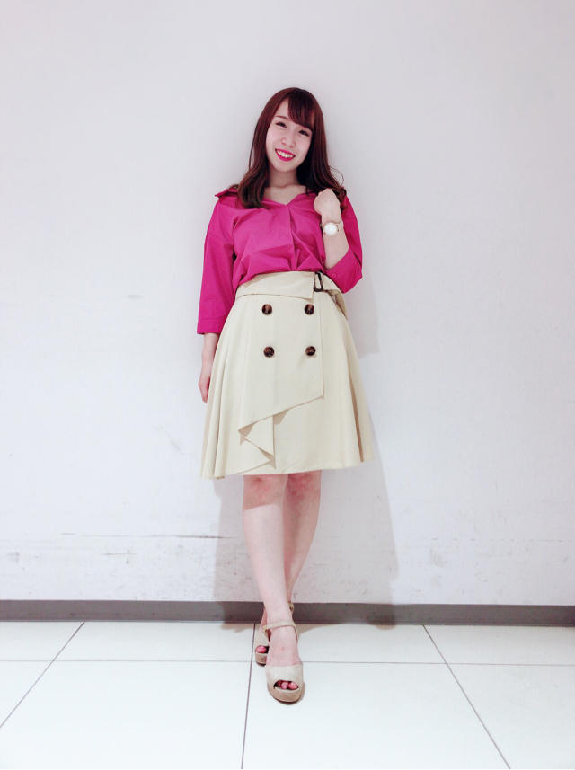 再入荷♡♡まだまだ着れる人気スキッパーシャツ✏︎maiko