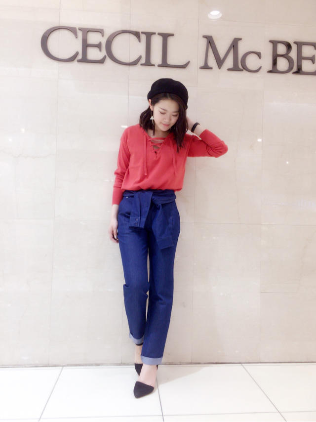 red×denimで新作コーデ♡ノベルティイベントのお知らせ✏︎mai
