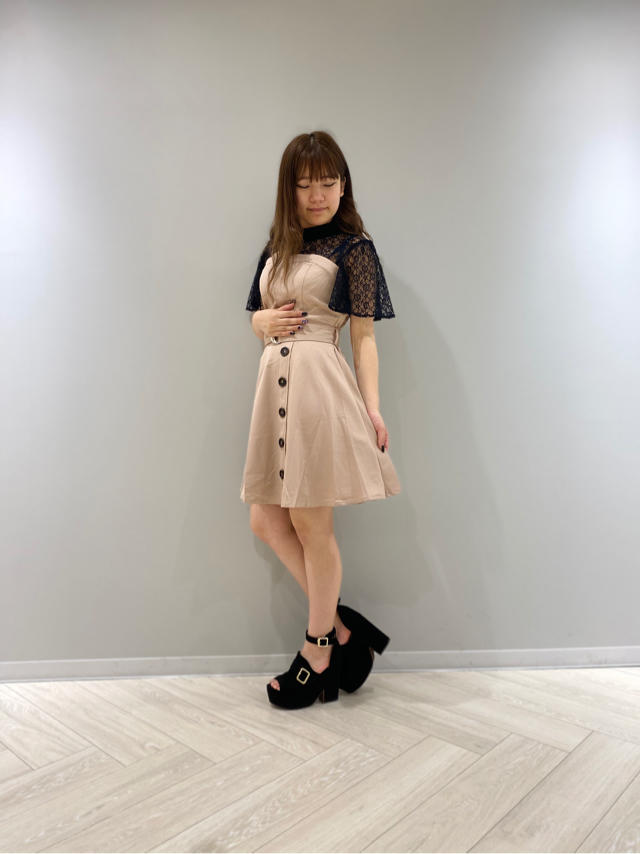 ❤️一枚でキレイで可愛い！レースドッキングフレアワンピースが登場！❤️✏︎Miyabi