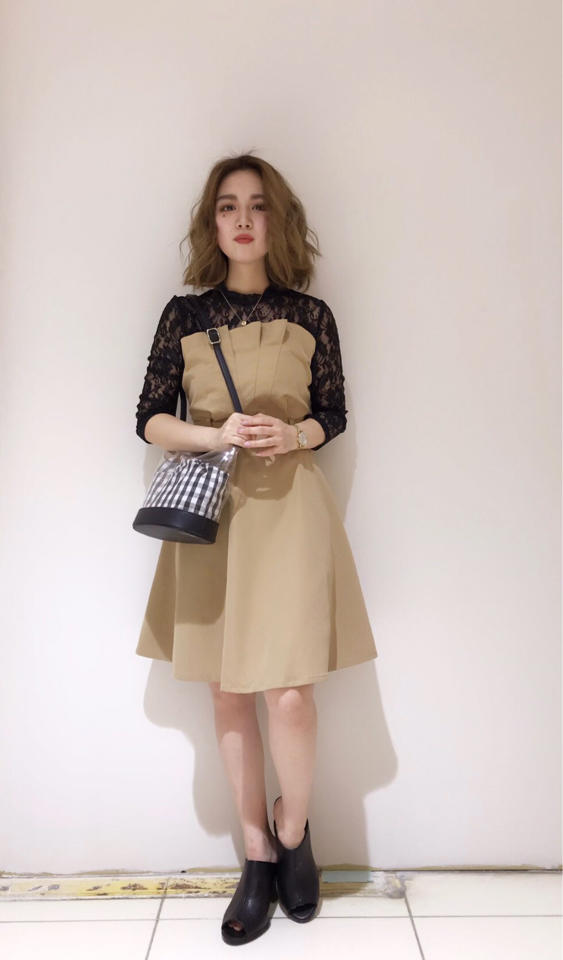 ルミネ10%オフ中大人気のレースワンピース♡✏︎yuuka
