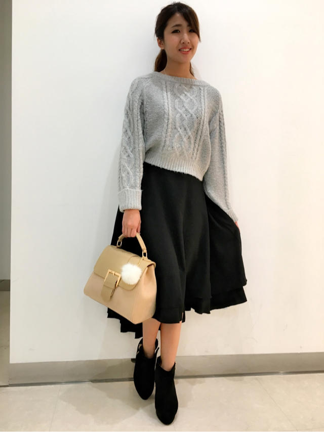 人気の、テールスカート♡オフショット