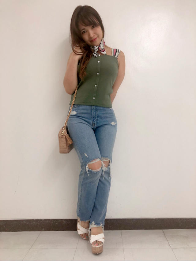 スカーフ付きTOPS♡marina/ご挨拶/大好きなメンバー♡