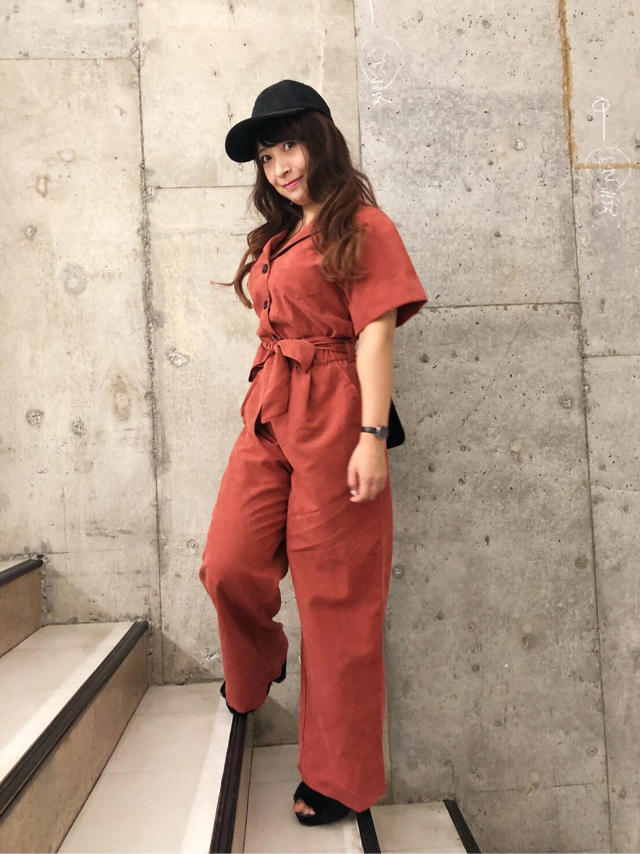 大人かわいい♡オールインワンコーデ