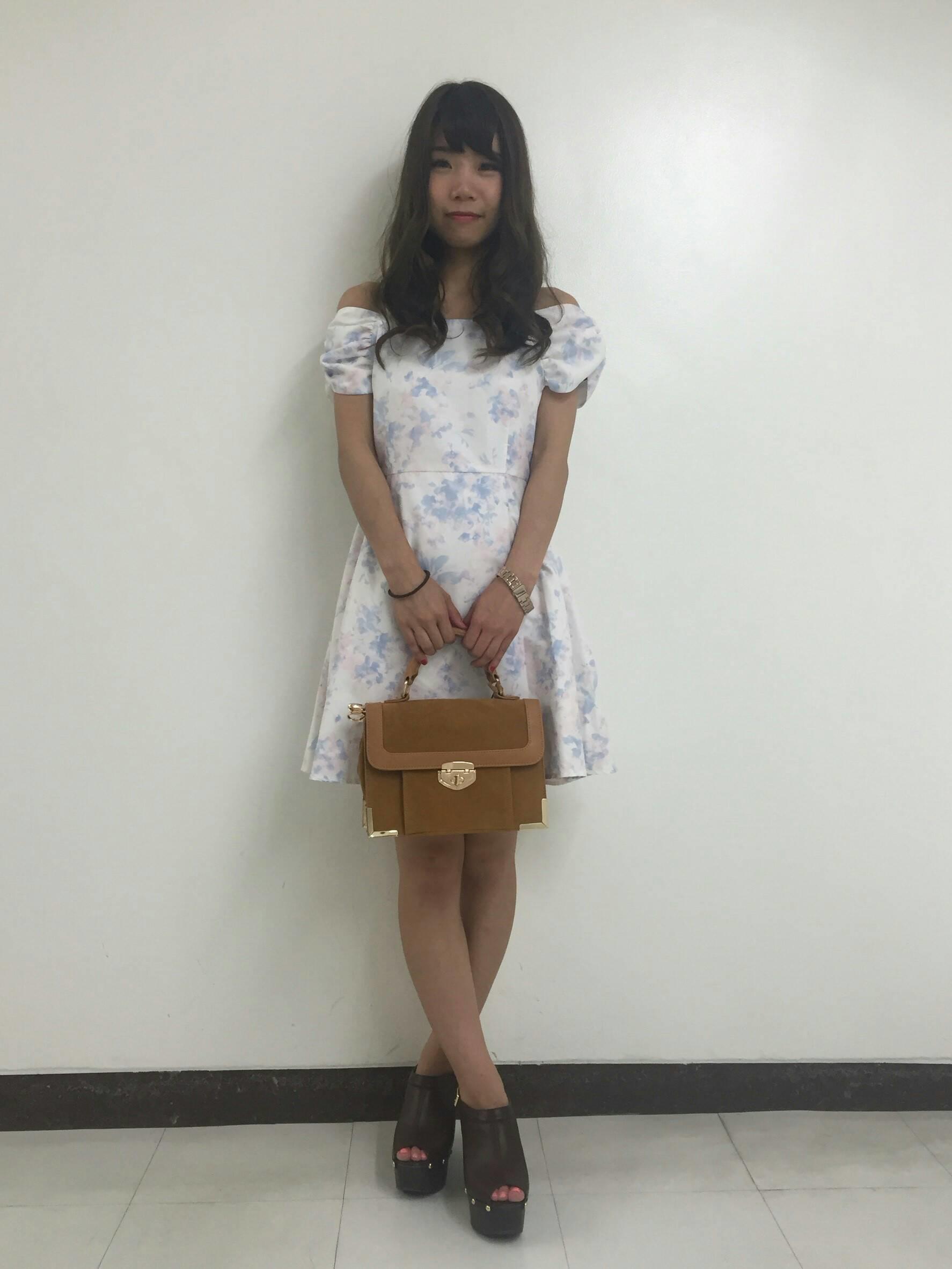 新作花柄ワンピ♥