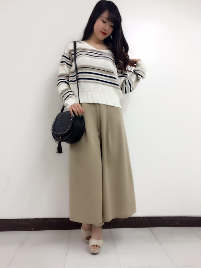 マルチボーダーでお洒落に着こなし❤︎ 最後です、、、