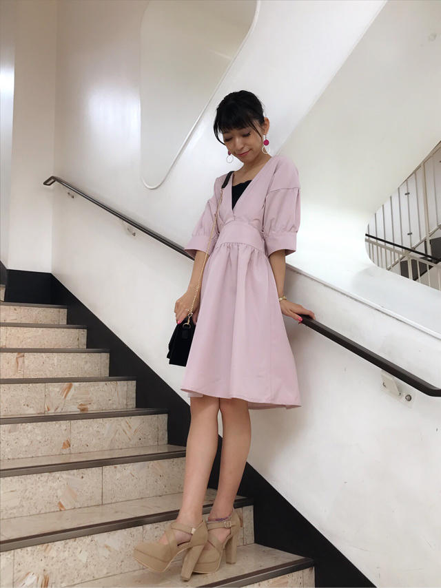 パーティにもおすすめ新作ワンピ♡顧客様♡✏︎あやちゅん