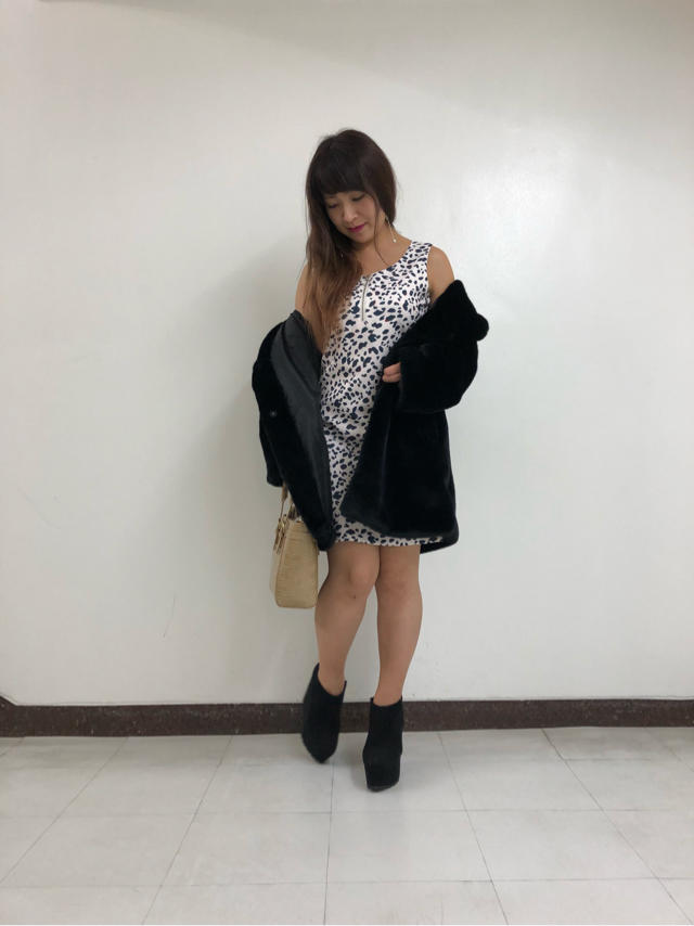 レオパードワンピ♡Asami