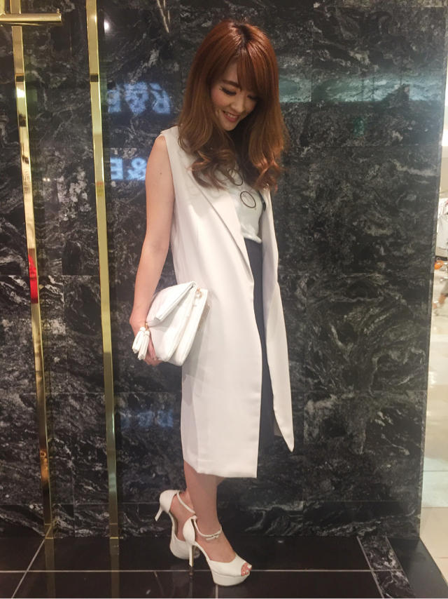 ロングジレで大人な印象に❤︎❤︎