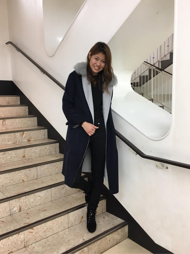 new♡リバーシブルガウンコート♡