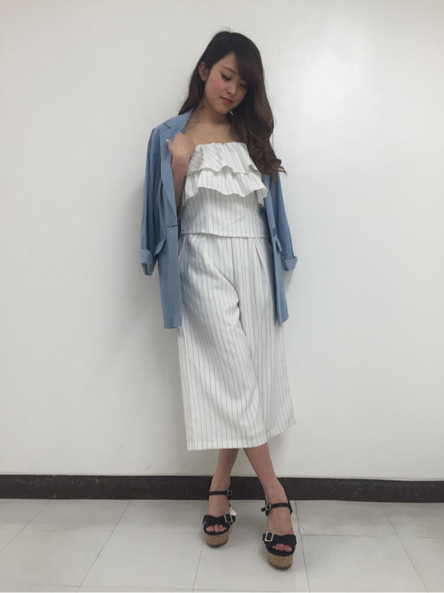 ティアードフリルで大人可愛く❤︎❤︎