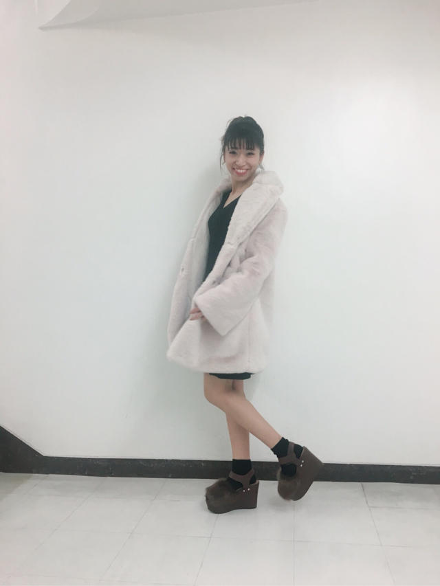 今年も大人気！エコファーコート♡あやちゅんさん送別会♡ayaka
