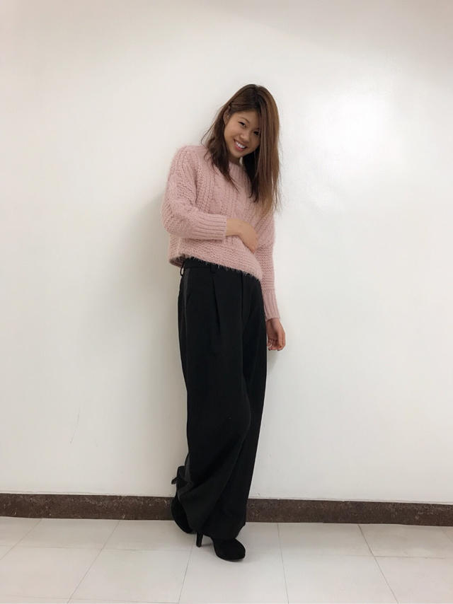 フェザーモールニット♡Asami
