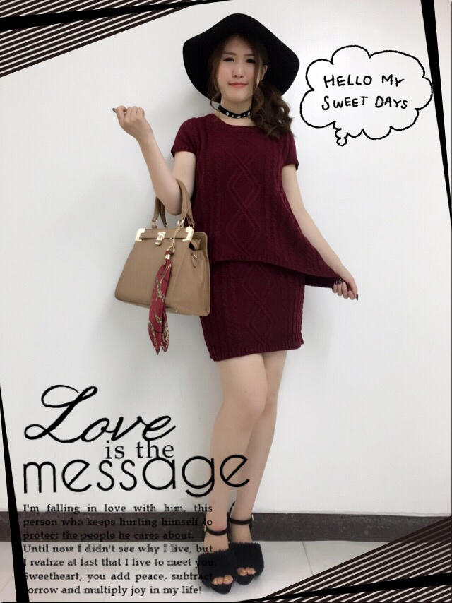 NEW❥❥❥ニットセットアップ( ˊᵕˋ*)