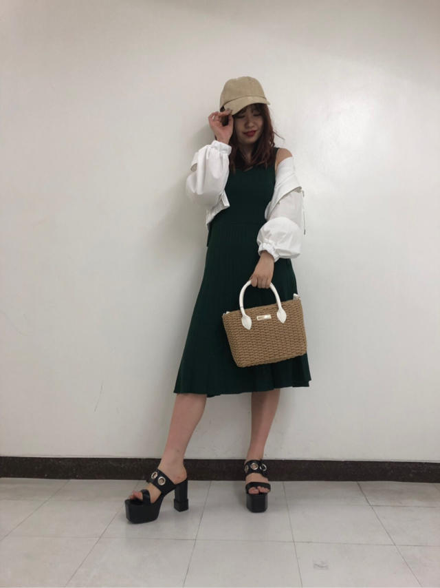 プリーツニットワンピ♡はる