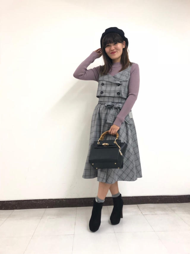 トレンドチェックセットアップコーデ♡rina