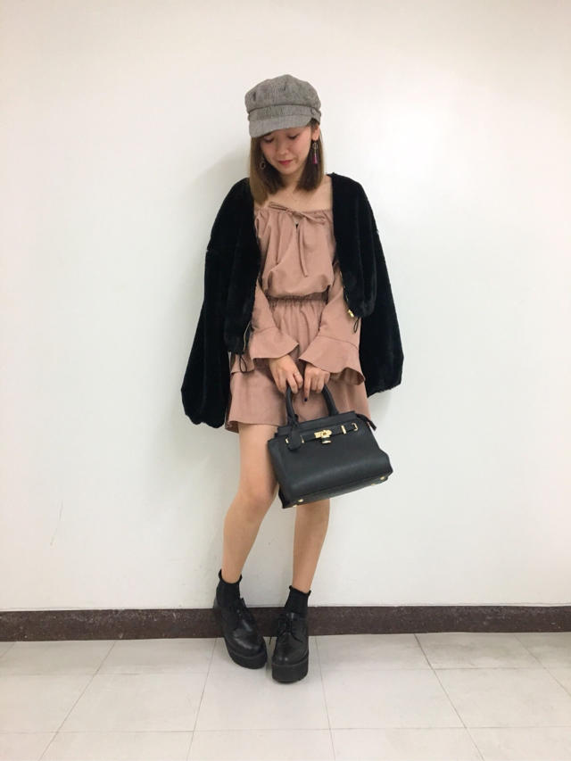 ピーチスキンロンパース♡marina