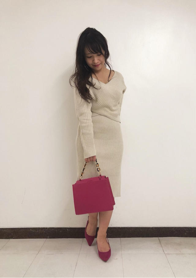 カシュクールニットアップ♡mayu