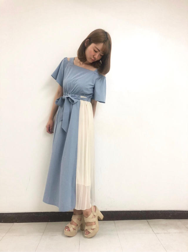 サイドプリーツワンピ♡my sister▷▷Asami