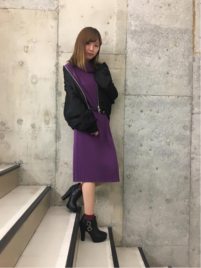 タートルネックニットワンピ♡はる