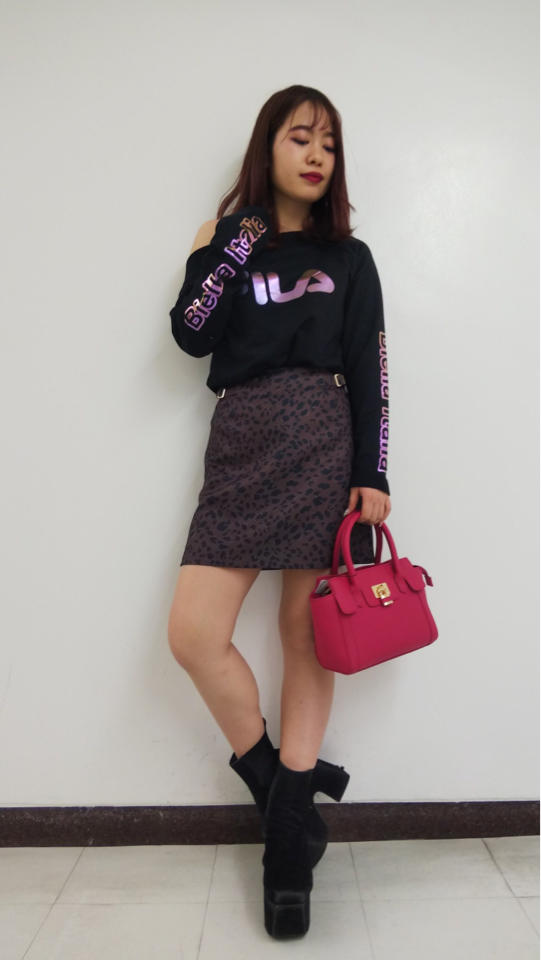 FILAコラボ♡オフショルトップス꙳★*ﾟmayu
