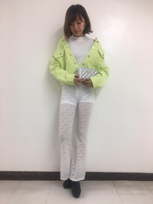 バックスピンドルデニムジャケット♡mayu