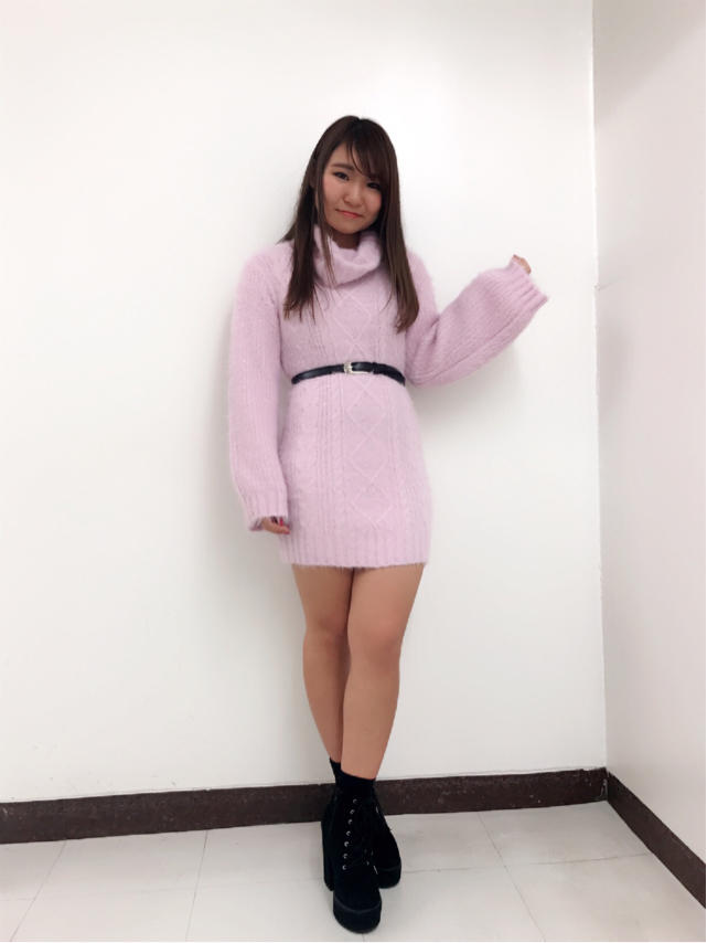 new♡はむちゃん着用ラメニットワンピ♡