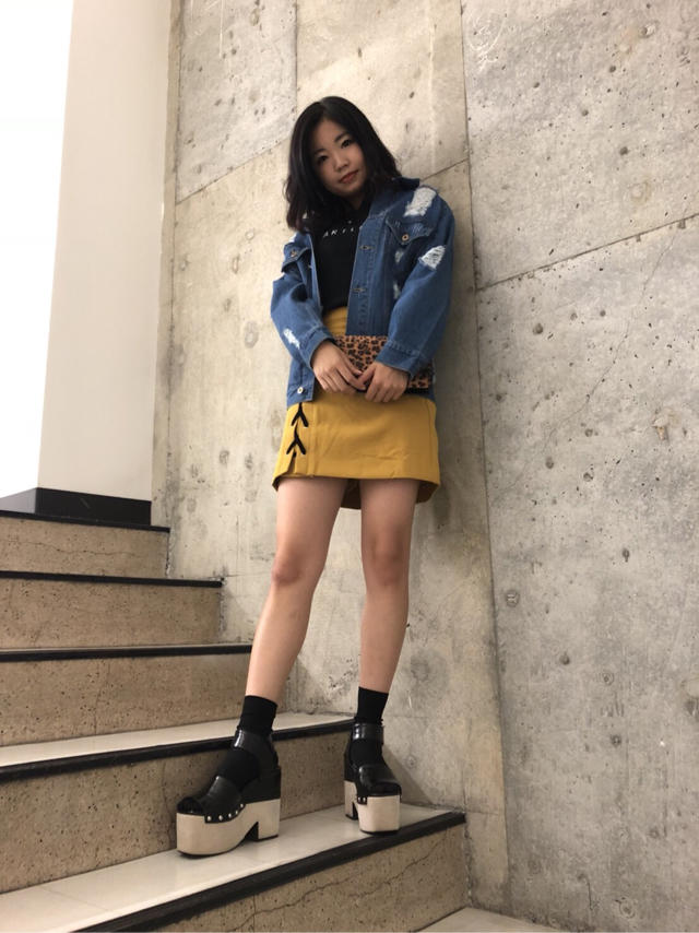 ストリート×ガーリーコーデ♡rina