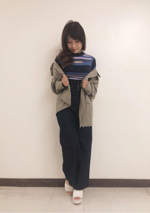 フロントスリットニット♡♡mayu